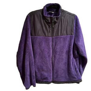 Danskin Now Women’s Purple and Black full zip fleece Size XXL